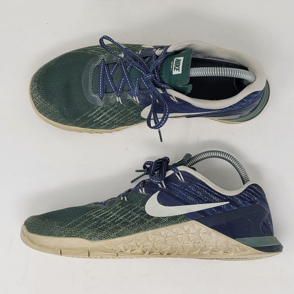 Nike Metcon 3 Crossfit Training Shoes Women's 9 Vintage Green Bone 849807-301